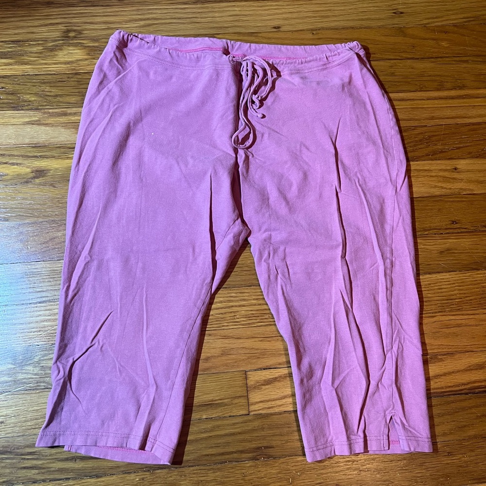 J. Crew Capri Lounge Casual Pants - XL / Pink